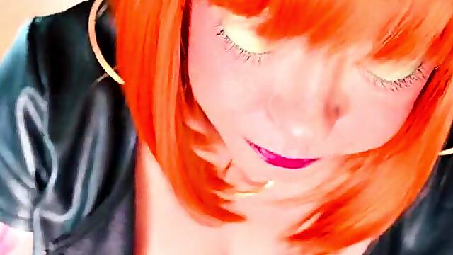 Who Doesnt Love This British Tart Smokin For U In Leather Gloves & Rings! Tina Snua Smoker