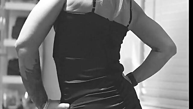 Golden-haired Doxy Wife Love to Tease the Camera