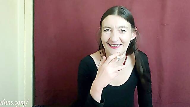 Inhale 54 smoking fetish by Gypsy Dolores