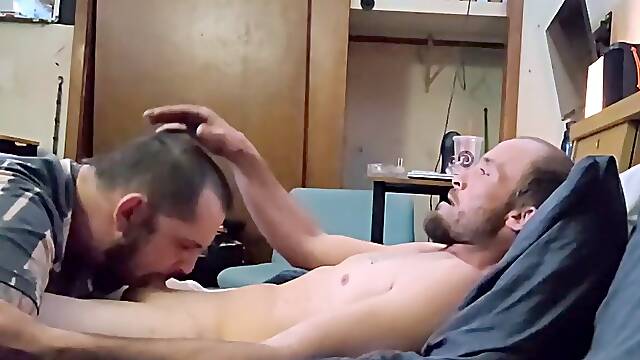 Redneck Tim gets rimmed & BWC hetero meatpipe bjed