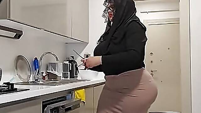 My stepmothers thong doesnt fit her big ass.