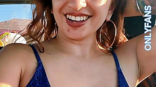 JOI (Cei) Inside My Public Parking Car I Make You Masturbate And Eat YOUR Milk