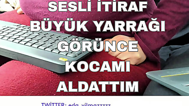 AUDIO CONFESSION- I CHEATED ON MY HUSBAND WHEN I SAW THE BIG COCK- TURKISH MILF- TURKISH PORN- TURKISH DISCLOSURE