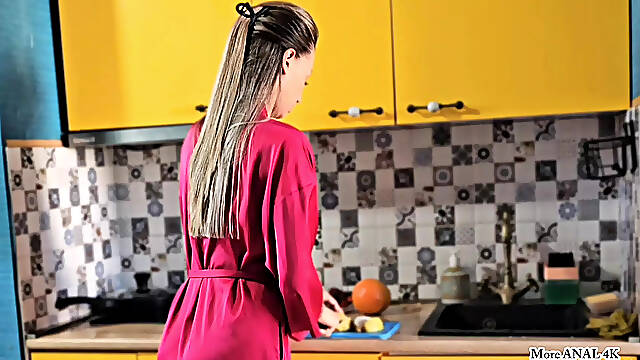 Caught Me in the Kitchen - Gave up My Ass Like a Good Wife