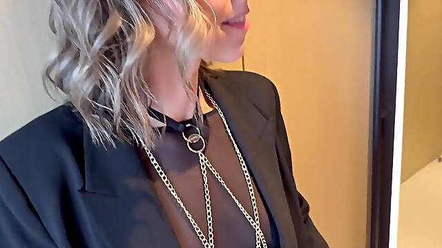 Wife Fucks Two Cocks After Night Out Before Being Covered in Cum Hotwife