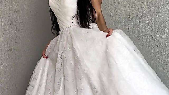 Bride Teases Whats Under the Dress