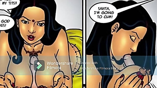 Savita bhabhi aur annie ki gaand faad chudai.