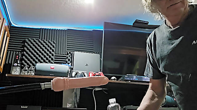 Using New Fuck Machine for My Ass!!