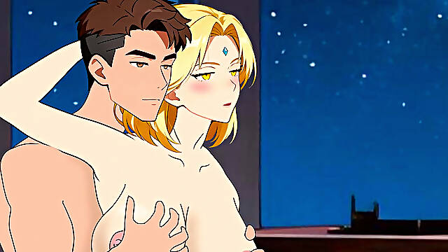 Royal Desire - The Queens Sexy Body Drives Her Loyal Guard Into a Night of Intense, Hentai Anime Cartoon Animation