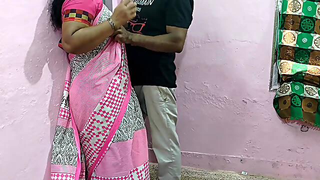 Desi Housewife Traps the Water Delivery Guy for a Wild Anal Creampie