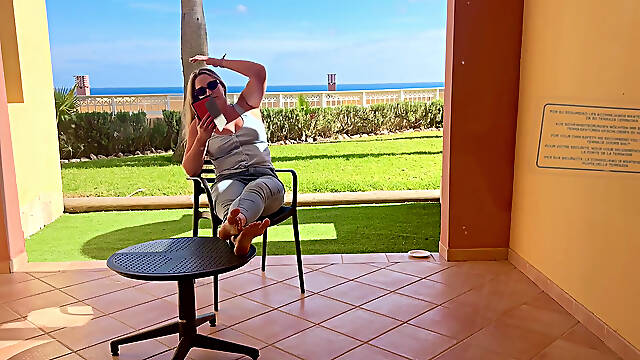 Locked on the Balcony - Desperate Piss in My Jeans