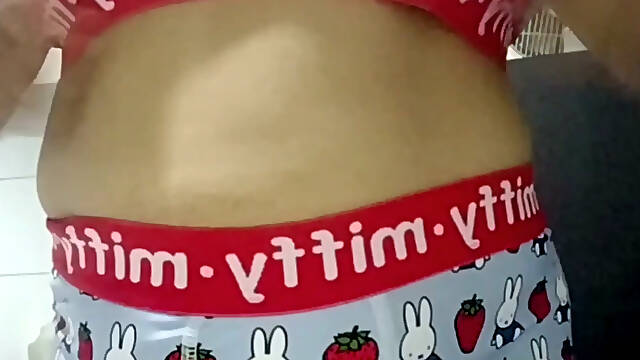 Sexy Filipina Milf, Playing In Her Miffy Bra &amp; Panties