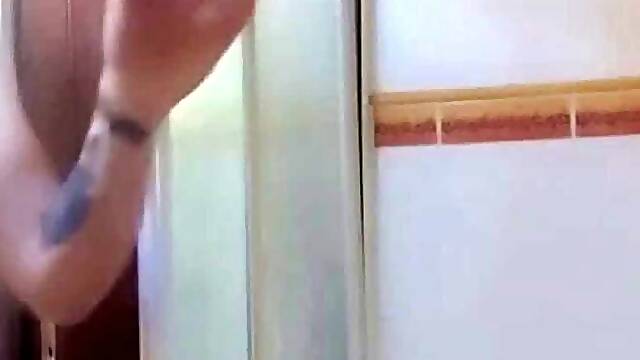 Spying a trans girl while shes having a hot show