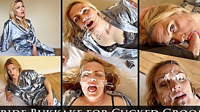 Bride Bukkake for Cucked Groom