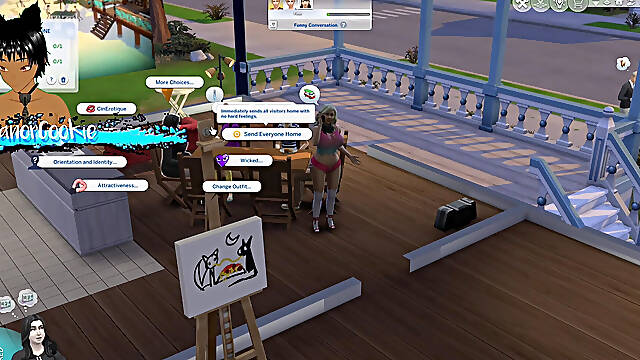 Sims 4 - Revisting the Sims and Having a MILF and a Goth MILF Live Together and Have Sex with Different People