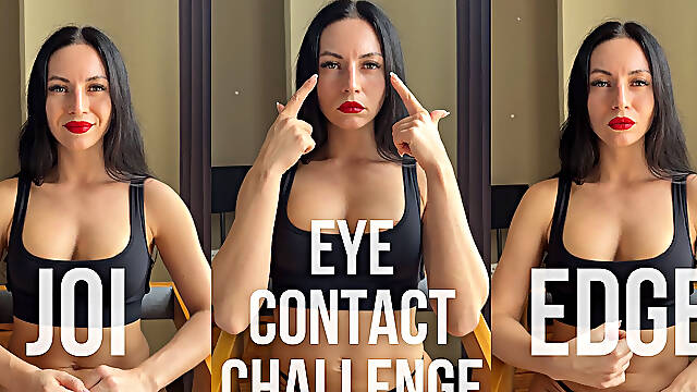 Eye Contact Challenge JOI - Always Keep the Eye Contact (mindfuck Edging Game) 4K
