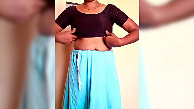 Ammu Dress Change Nighty to Saree Big Tits Ammus Boobs Show