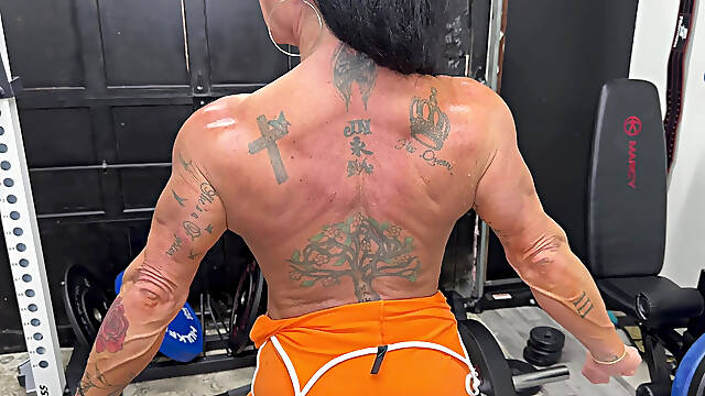 Muscle MILFs Cum Command JOI