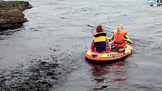 Two Girls One Dinghy: Tight Rubber & Pvc Rainwear