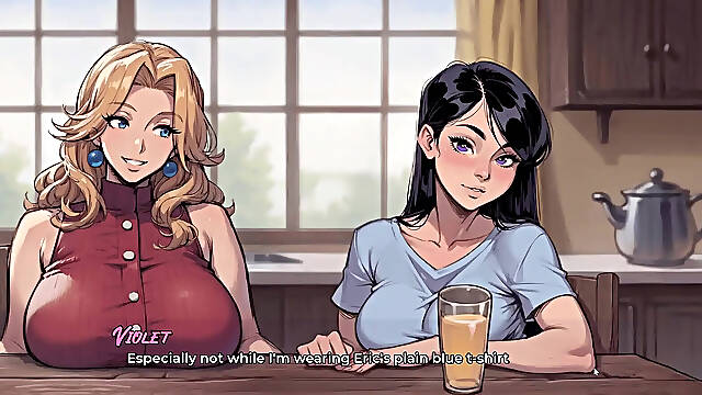 My New Girlfriend Taboo Hentai Game Ep.48 Caught by My Father in Law with My Step Mom and GF in the Kitchen!