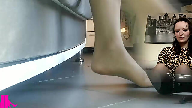 Tapping in Black Pumps and Hosed Feet My Favourite Tune