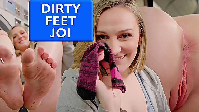Cum in My Dirty Smelly Sock - Clara Dee Dirty Feet JOI
