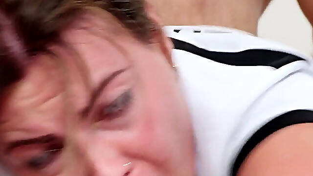Hot German Tease! Squirting on the Floor in My Football Jersey